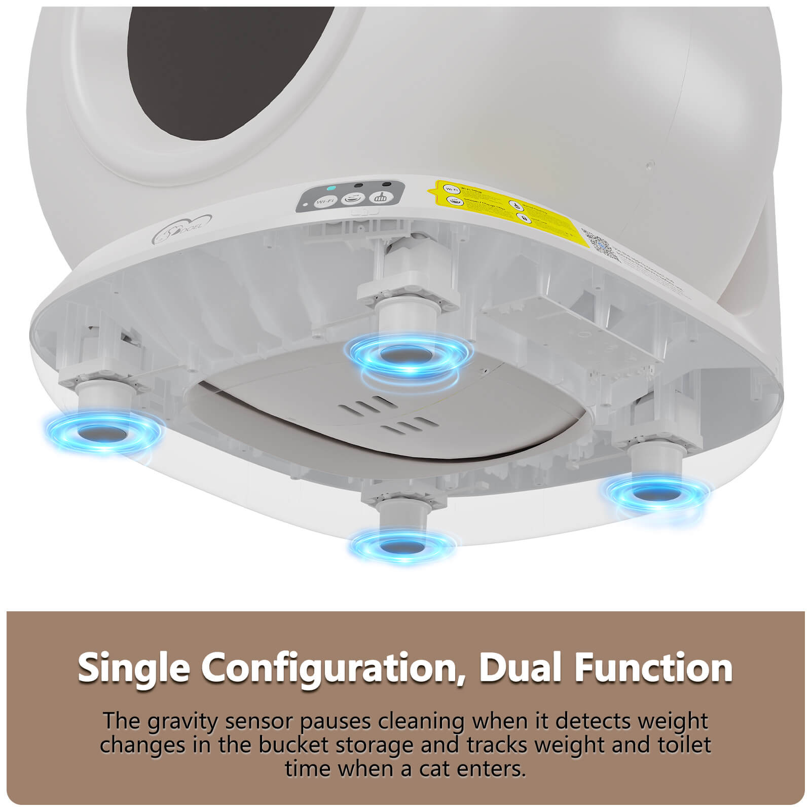 2026 New 78L Smart Automatic Cat Litter Box Electric Self-Cleaning Pet Cat Toilet with App Control Arenero Para Gatos Automatico