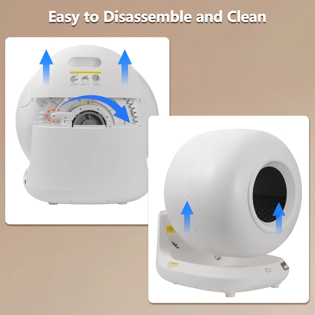 2026 New 78L Smart Automatic Cat Litter Box Electric Self-Cleaning Pet Cat Toilet with App Control Arenero Para Gatos Automatico