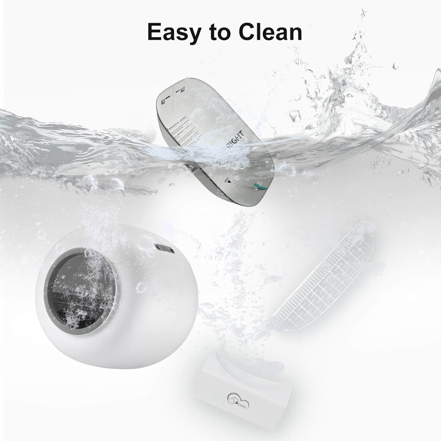 T1+ Automatic Self-Cleaning Cat Litter Box Auto Smart Litter Machine Odor Filter and safety sensors.