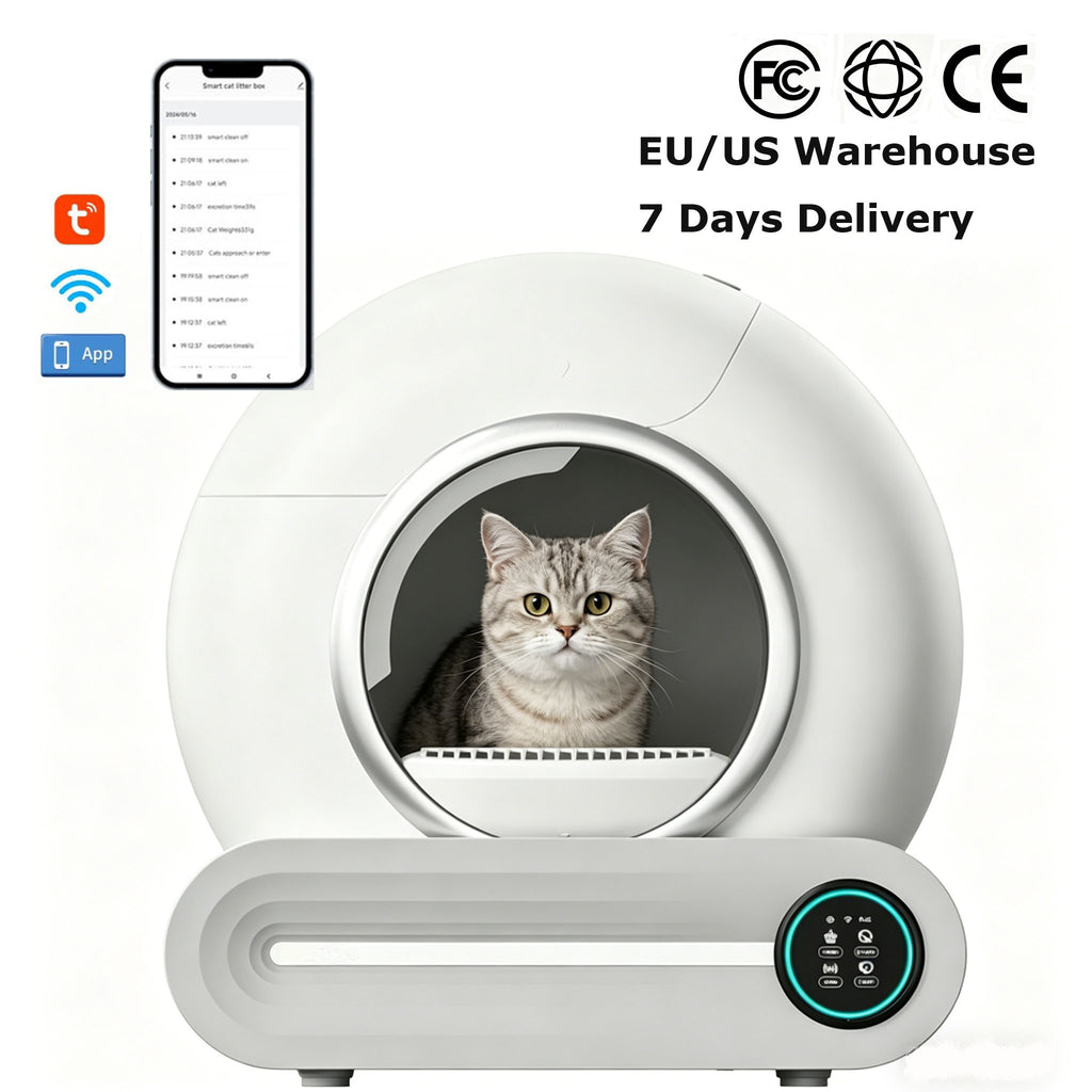 T-Pro EU Warehouse Automatic Cat Litter Box Auto Litter Machine