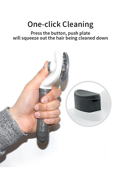 Self-cleaning Slicker Brush for Dogs and Cats
